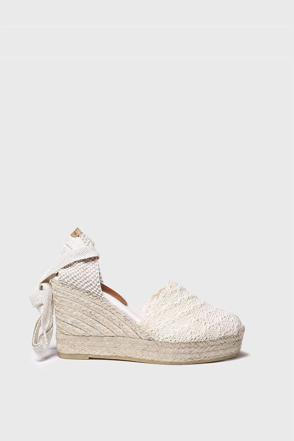 Toni Pons Alpargata valenciana crochet de cordones - MARTINA marfil