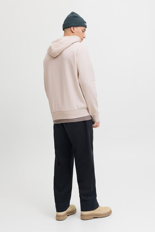 Jack & Jones Sudadera capucha logo gris