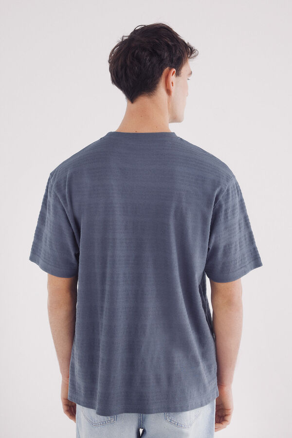 Springfield Camiseta raya piqué azul