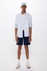 Springfield Bermuda color slim fit azul