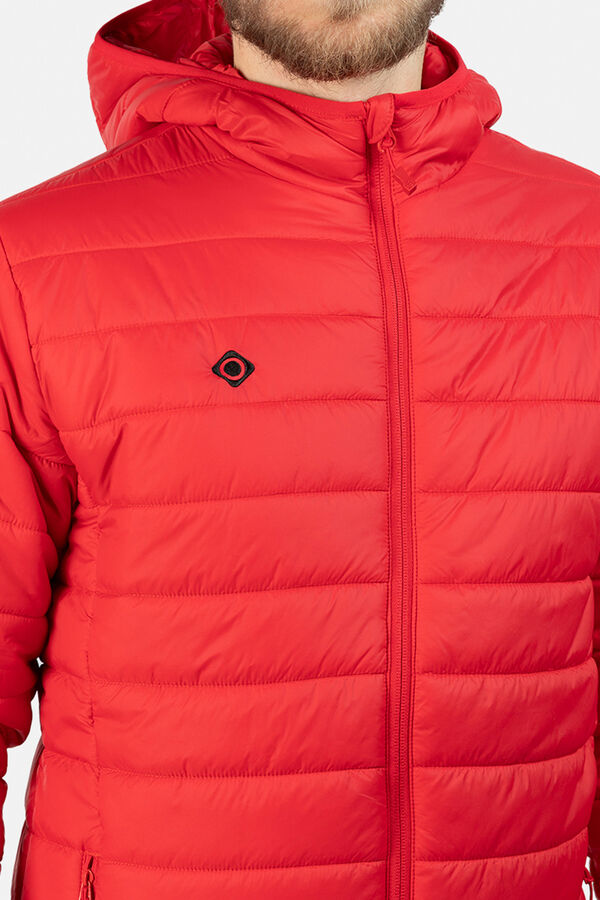 Izas Chaqueta Ligera de Fibra con Capucha rojo