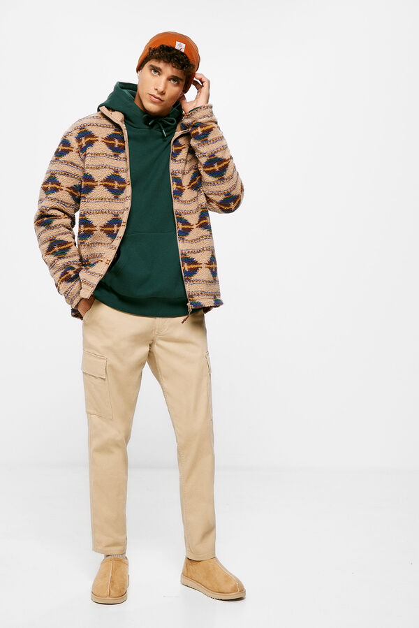 Springfield Sudadera borrego nativo nude