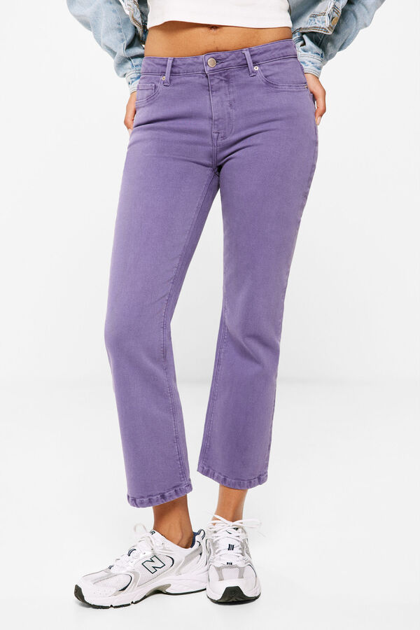 Springfield Jeans Kick Flare Lavado Sostenible estampado