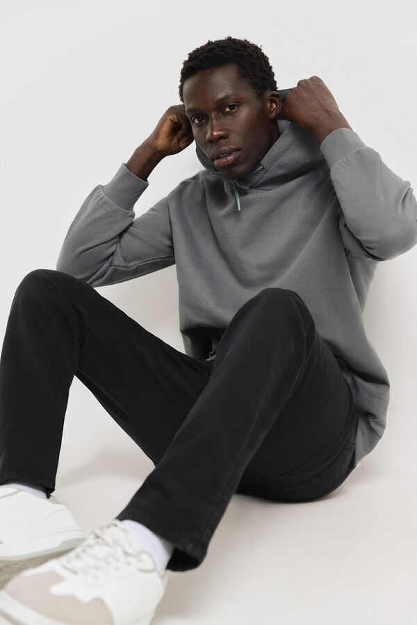 Springfield Sweatshirt b&aacute;sica capuz azul