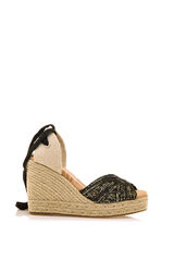 MTNG Sandálias de bolo  preto