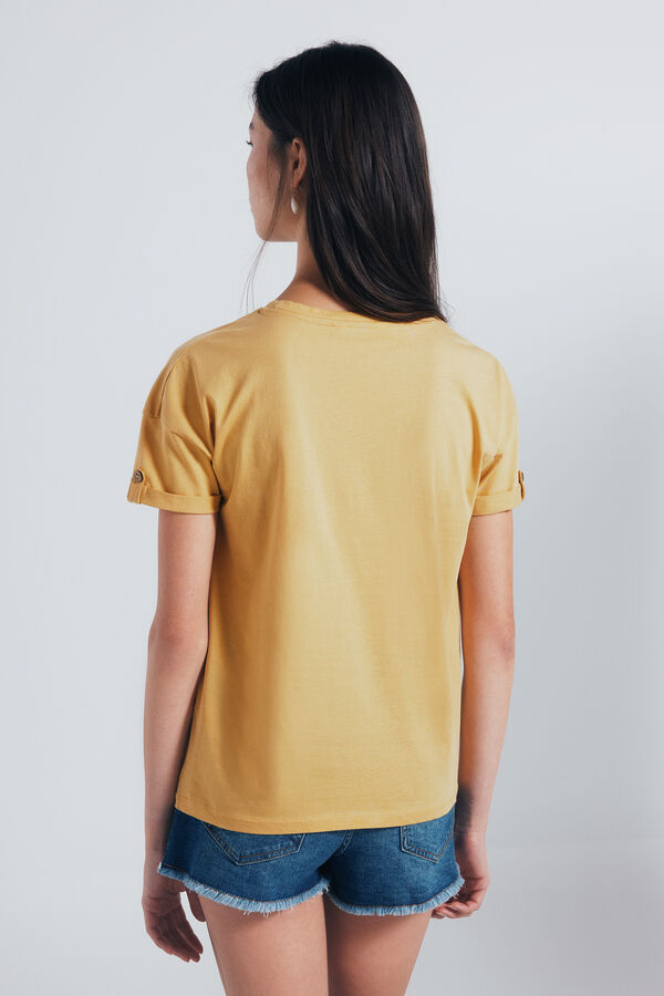 Springfield Camiseta gráfica tropical estampado