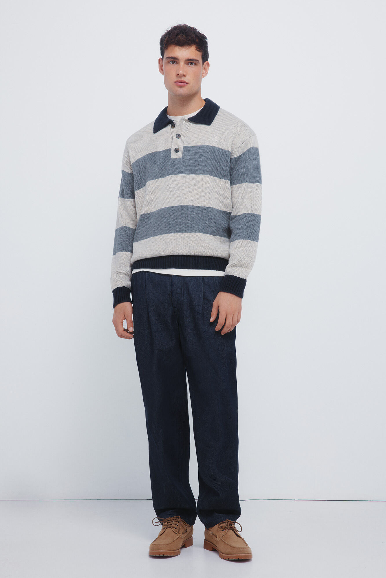 Springfield Camisola polo abotoada