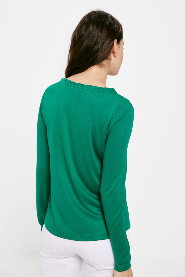 Springfield T-shirt Padeira Folhos verde