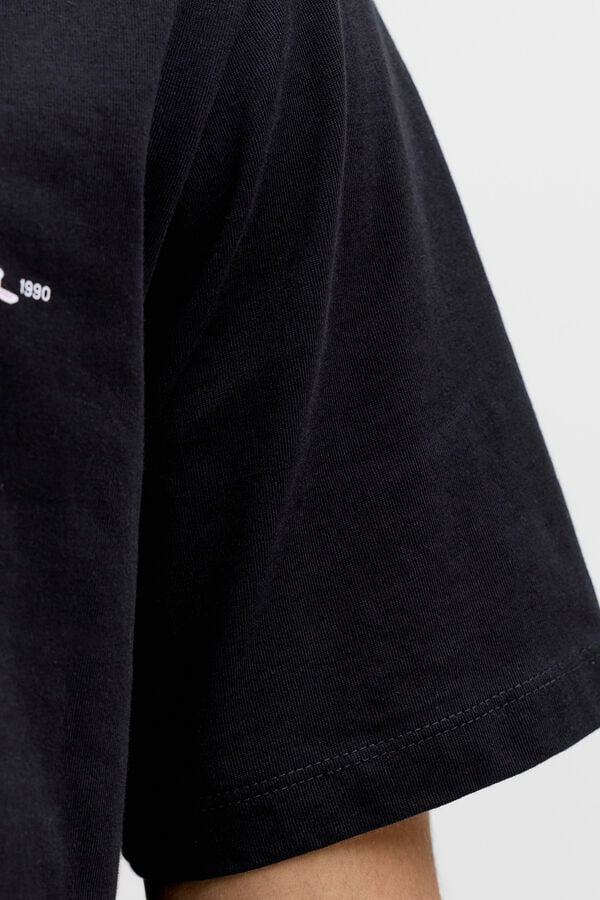 Jack & Jones PLUS Polo algod&oacute;n regular b&aacute;sico negro