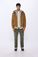 Springfield Jaqueta acolchoada de algodão cru