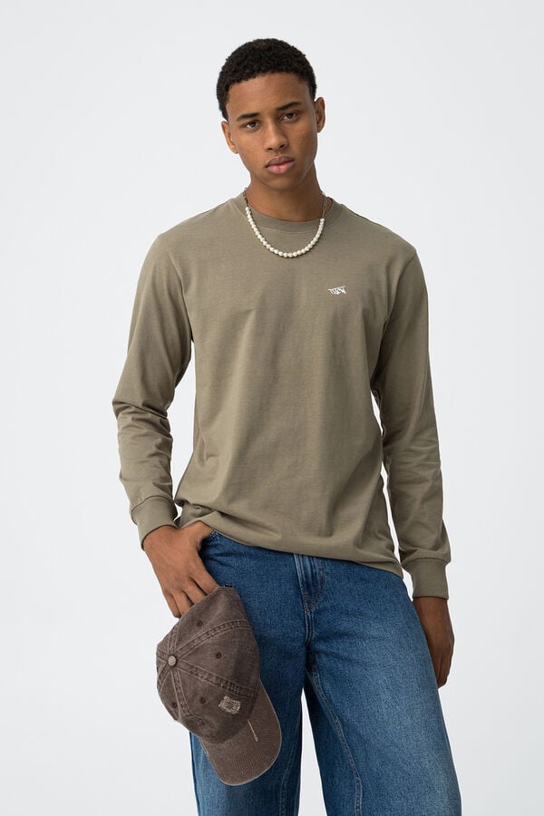 Tiffosi Young Camiseta manga larga kaki