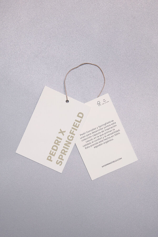 Springfield Sudadera capucha under control Pedri x Springfield azul