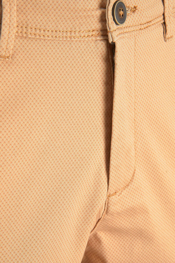 Springfield Pantalón chino algodón marrón medio