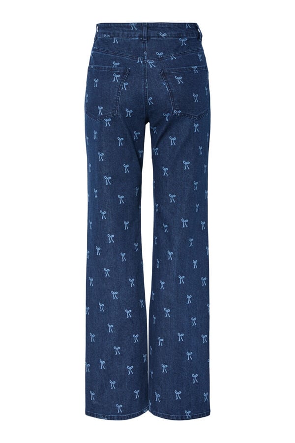 Pieces Jean relax estampado lazo azul