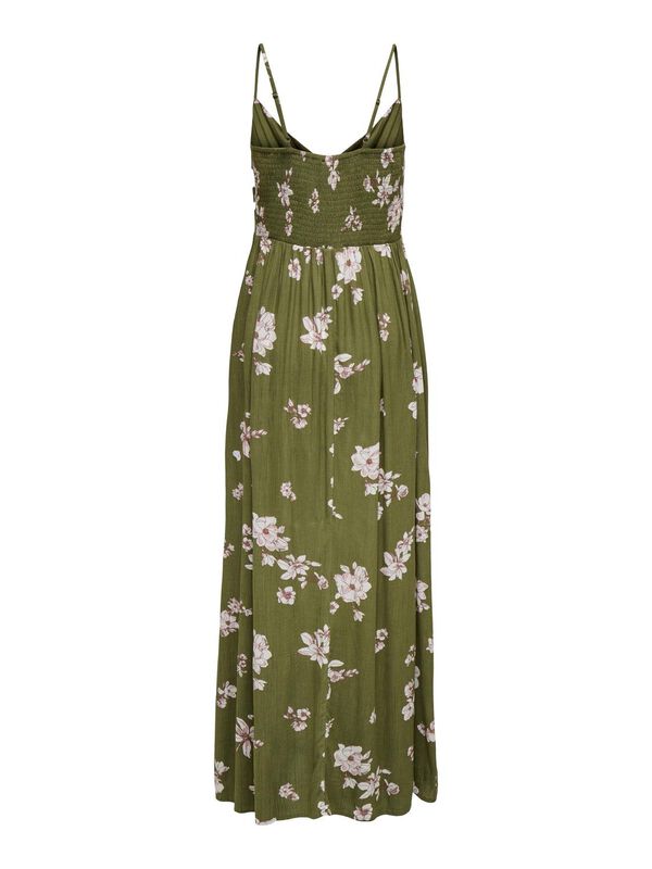 JDY Vestido largo nudo verde