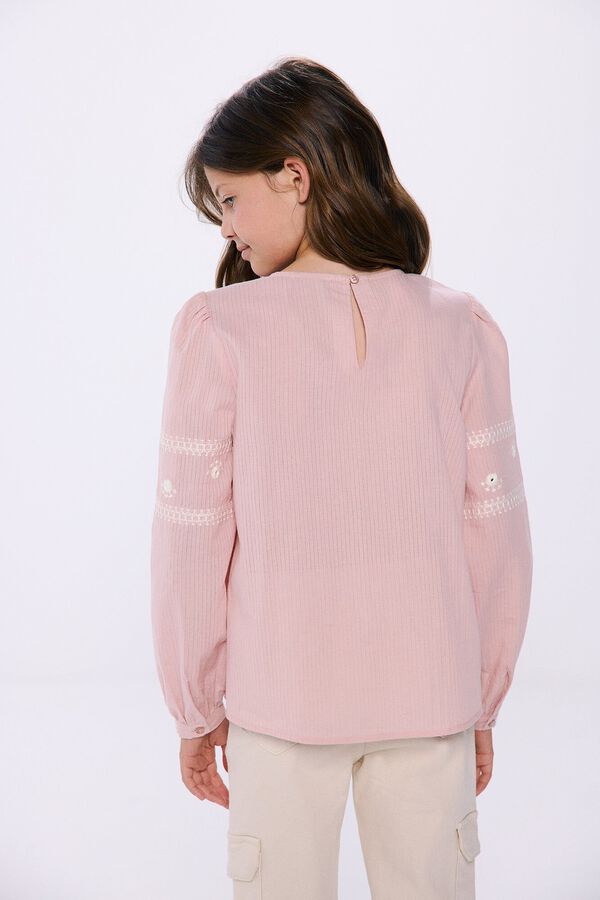 Springfield Kids Blusa bordados ni&ntilde;a rosa