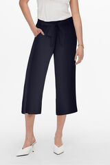 Only Pantal&oacute;n cropped fluido azul