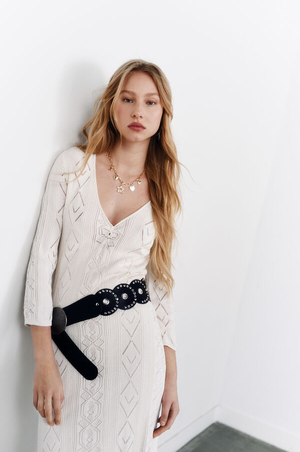 High Spirits Vestido "infinito" bege