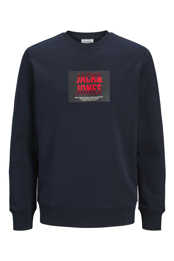 Jack & Jones PLUS Sudadera est&aacute;ndar fit Plus azul
