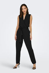 JDY Mono largo escote V negro