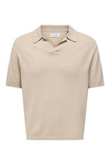 Only & Sons Strick- Herrenpullover mit regular fit. cinzento