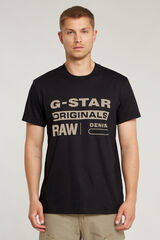 G-STAR Camiseta de manga corta negro