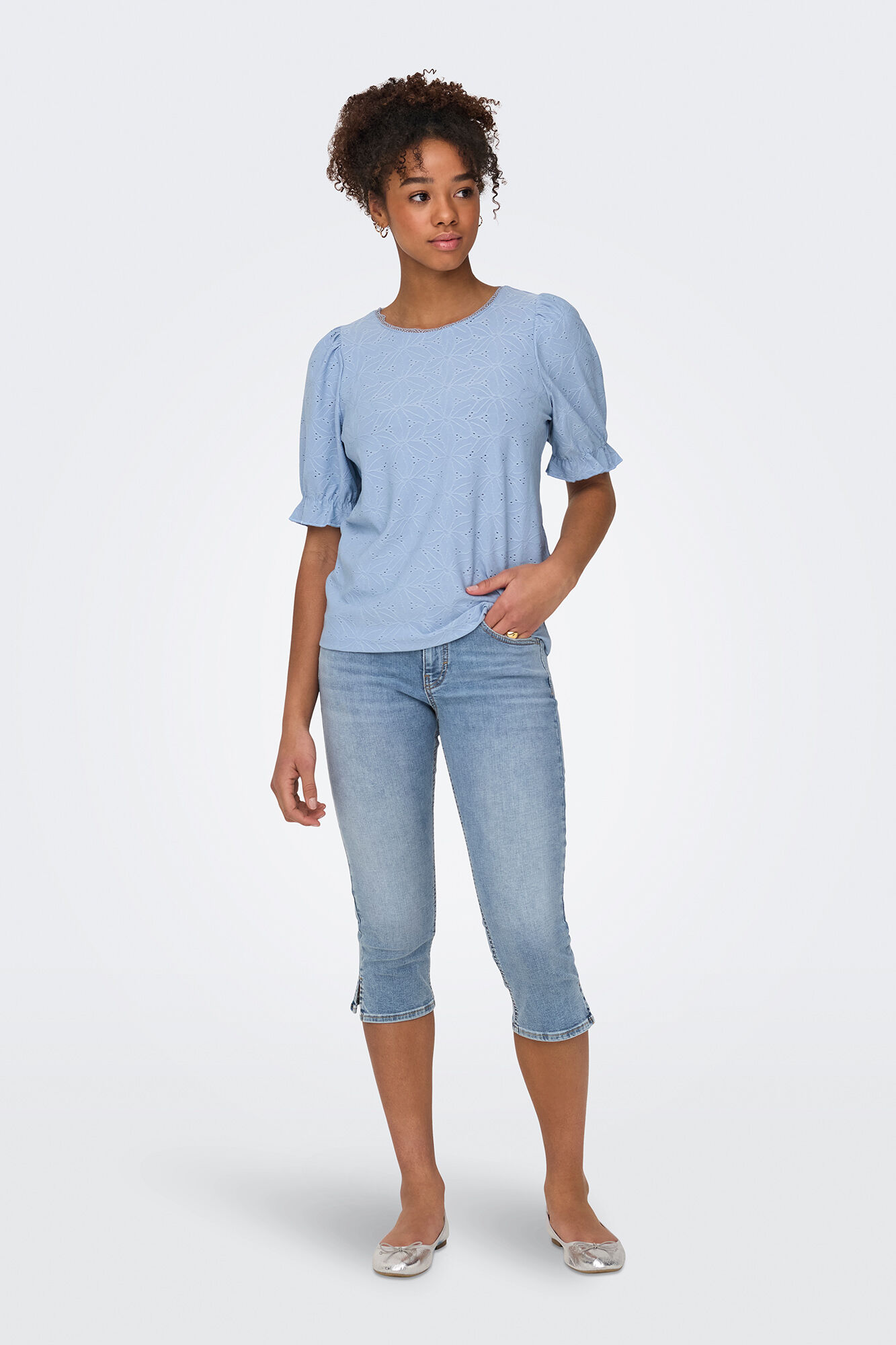 Only Jeans pirata el&aacute;stico