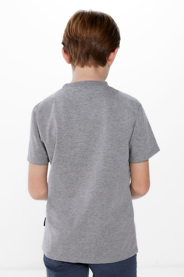 Springfield Kids Camiseta print dinosaurio ni&ntilde;o gris