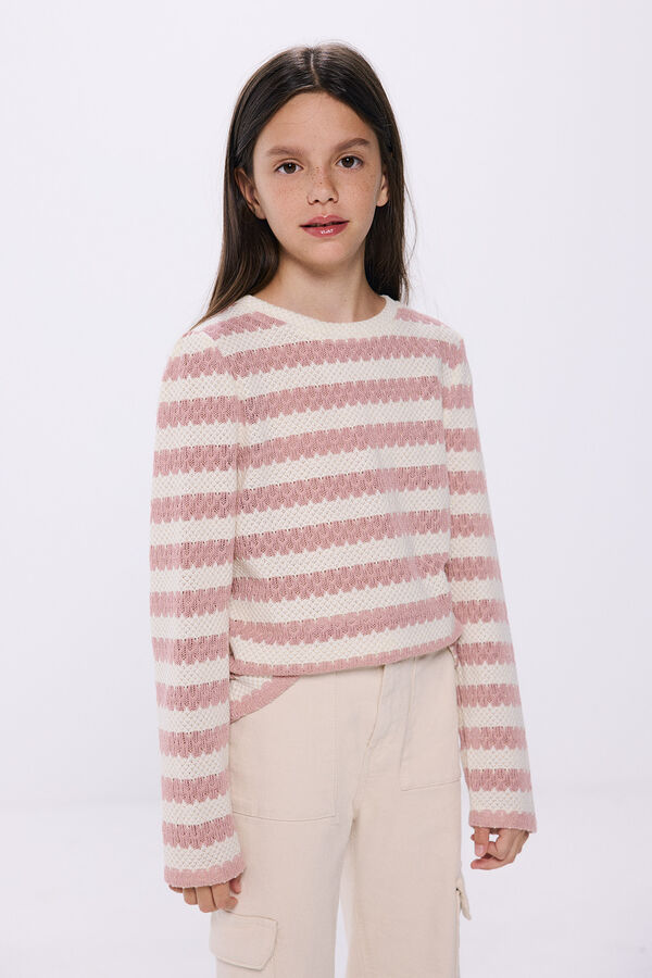 Springfield Kids Jersey piqu&eacute; ni&ntilde;a morado/lila