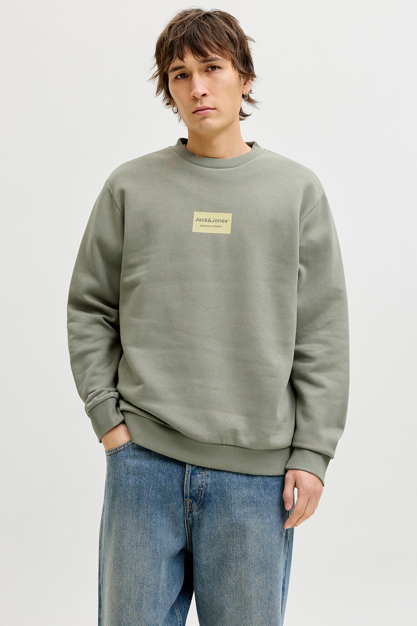 Jack & Jones Sweatshirt gola redonda em felpa