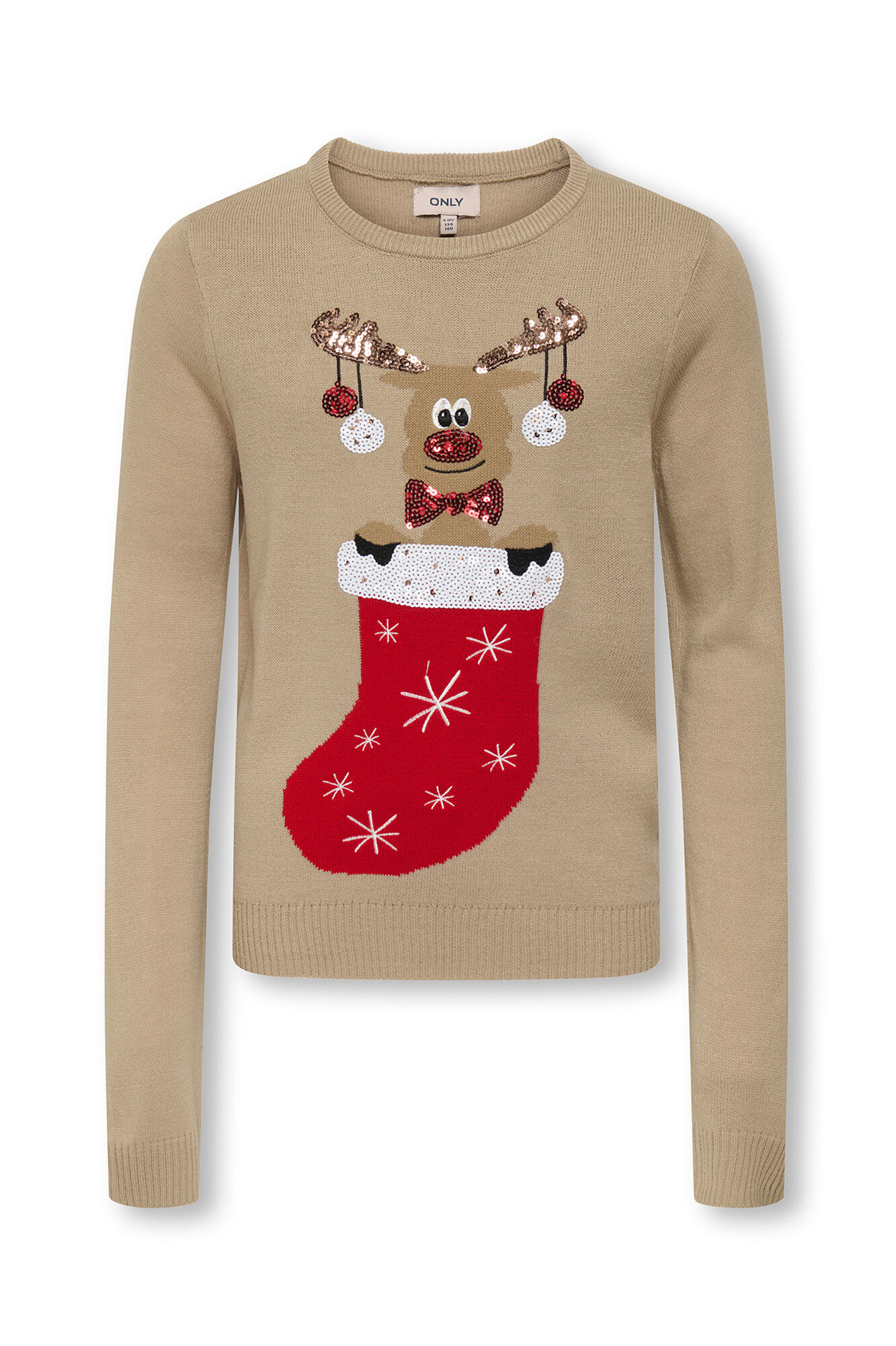 Only Girls Jersey de punto navide&ntilde;o