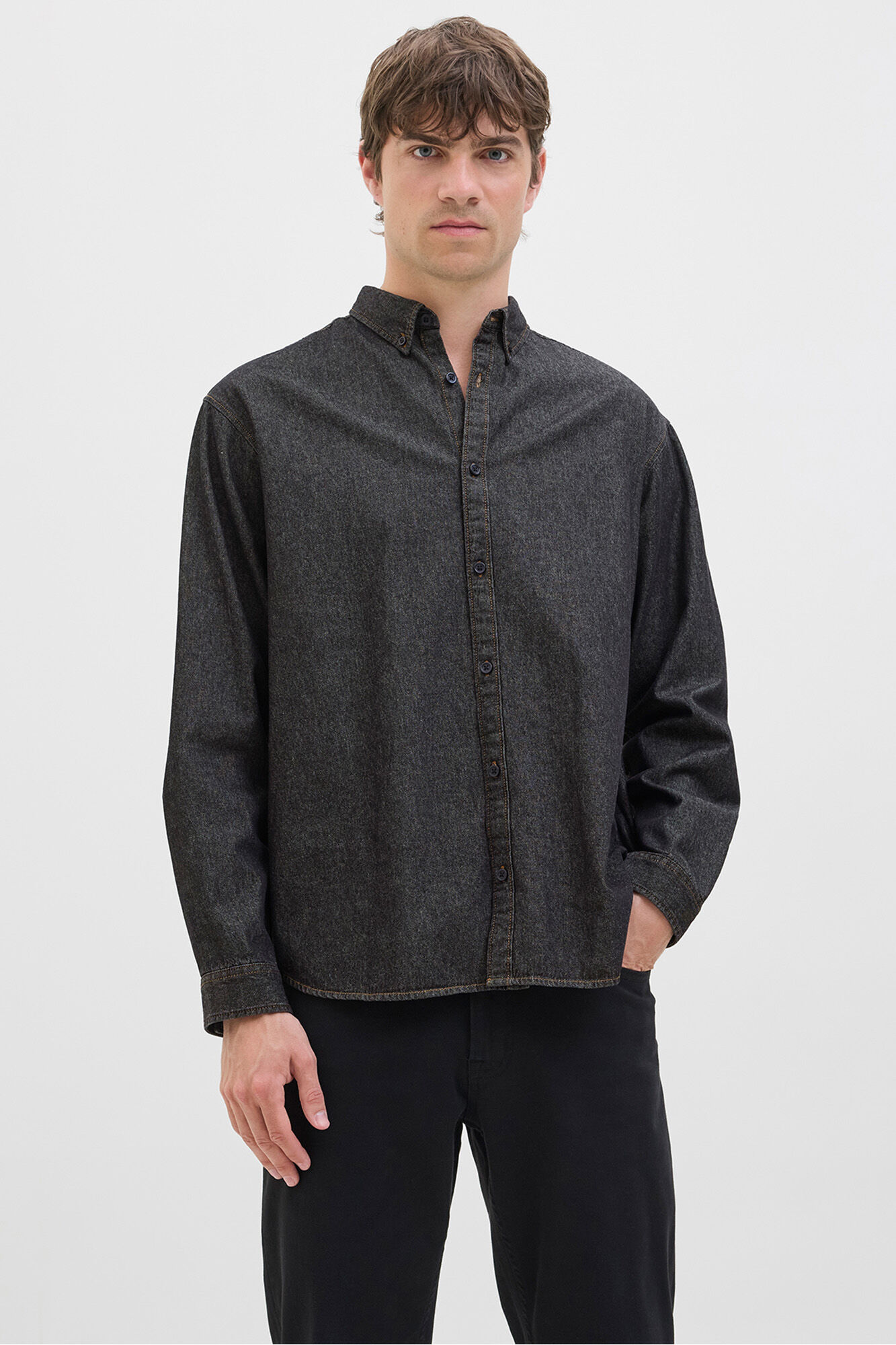 JJ REBEL Camisa regular fit denim