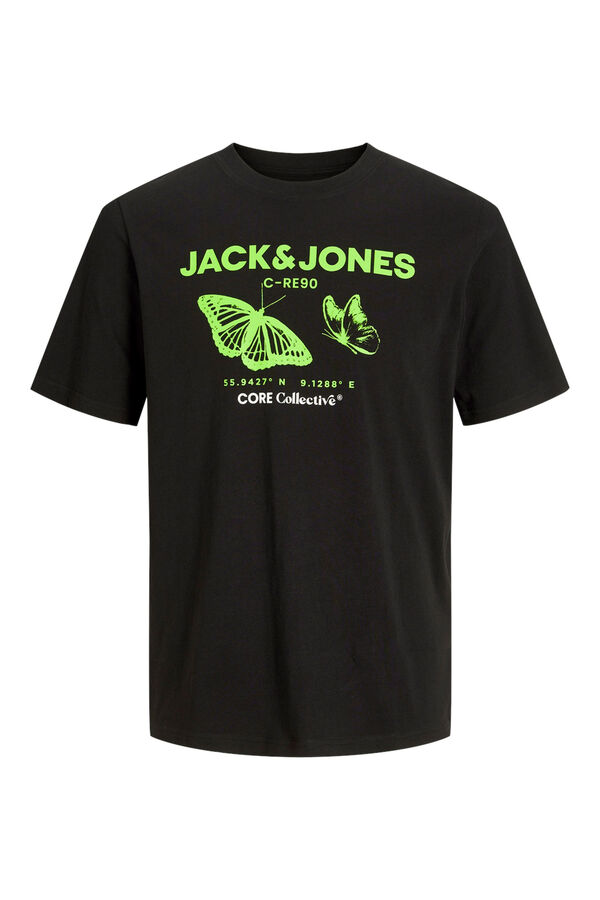 Jack & Jones Camiseta "CORE" estampada negro