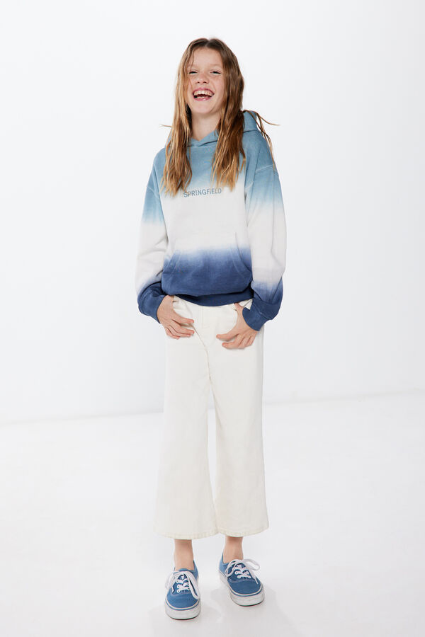 Springfield Kids Sudadera dip dye ni&ntilde;o azul