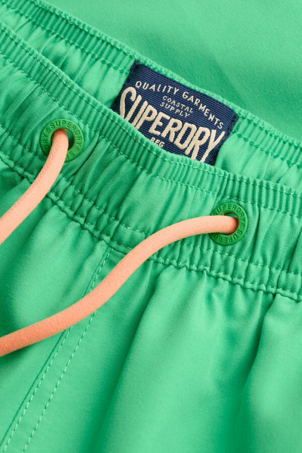 Superdry Ba&ntilde;ador con logo verde