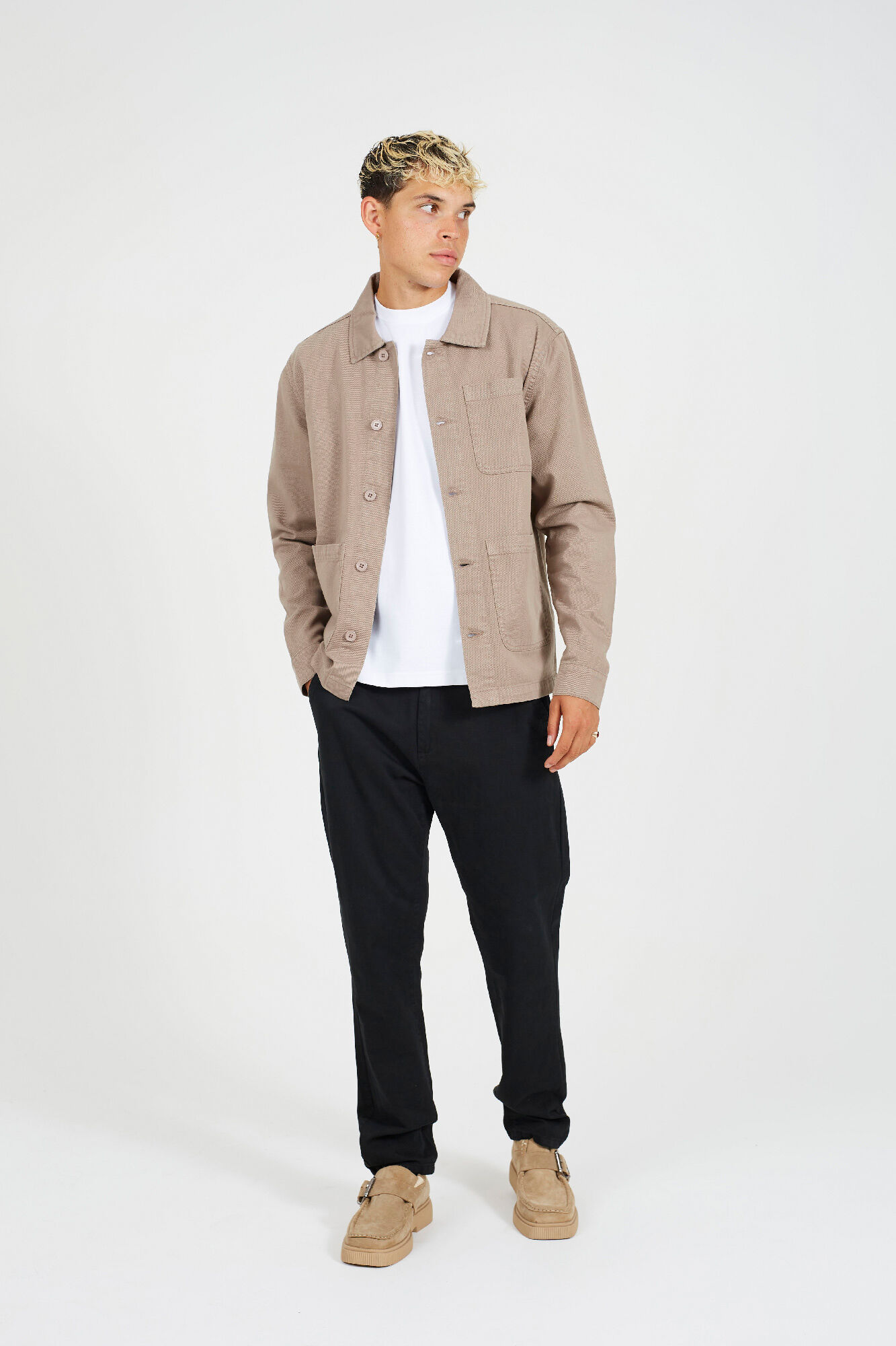 Brave Soul Sobrecamisa con botones