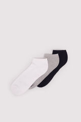 Springfield Pack 3 calcetines tobilleros gris