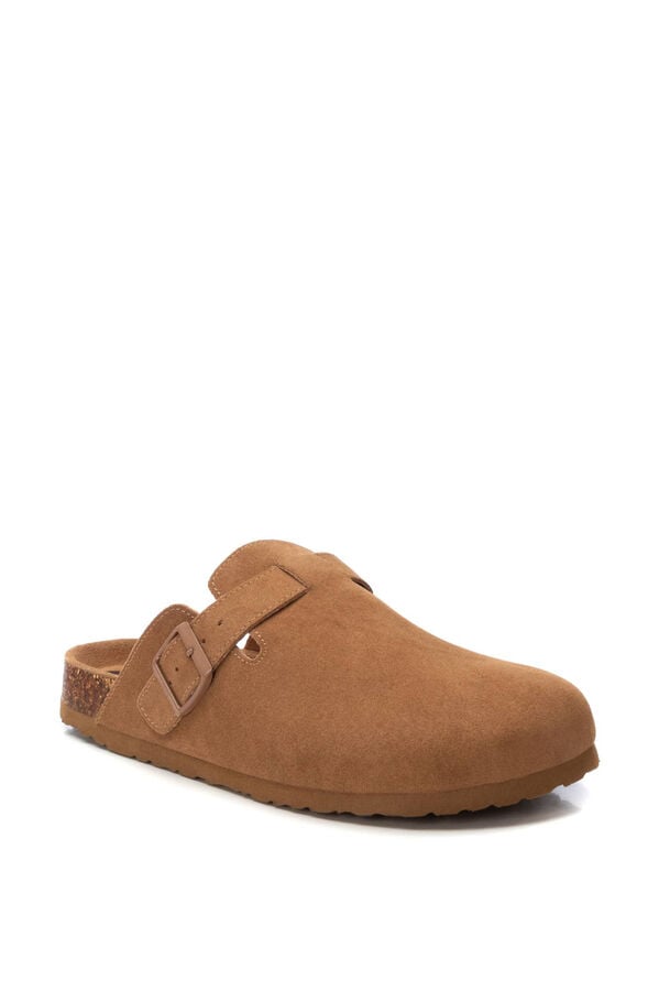XTI Zueco bio serraje beige