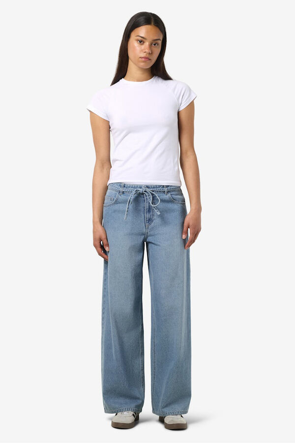 Noisy May Vaquero wide lazada azul