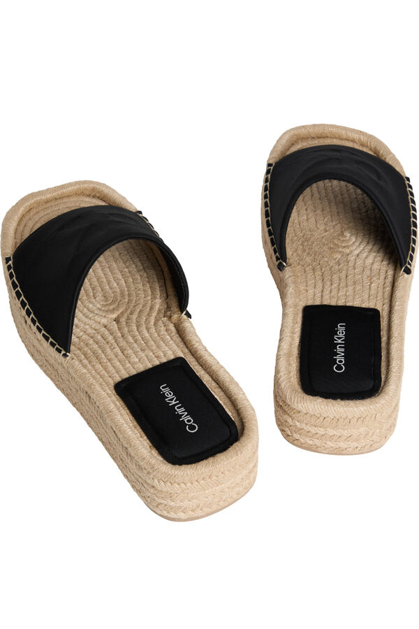 CK Jeans Alpargatas con plataforma negro