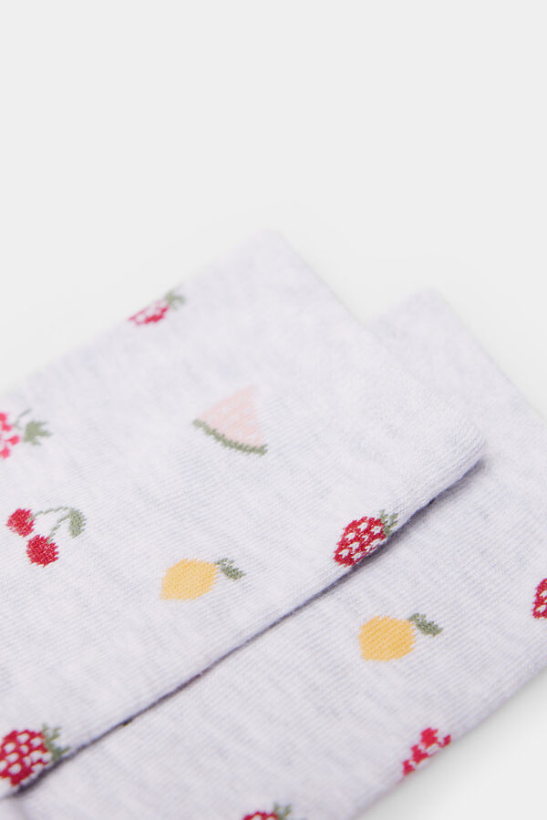 Springfield Meia longa multi-frutas cinzento