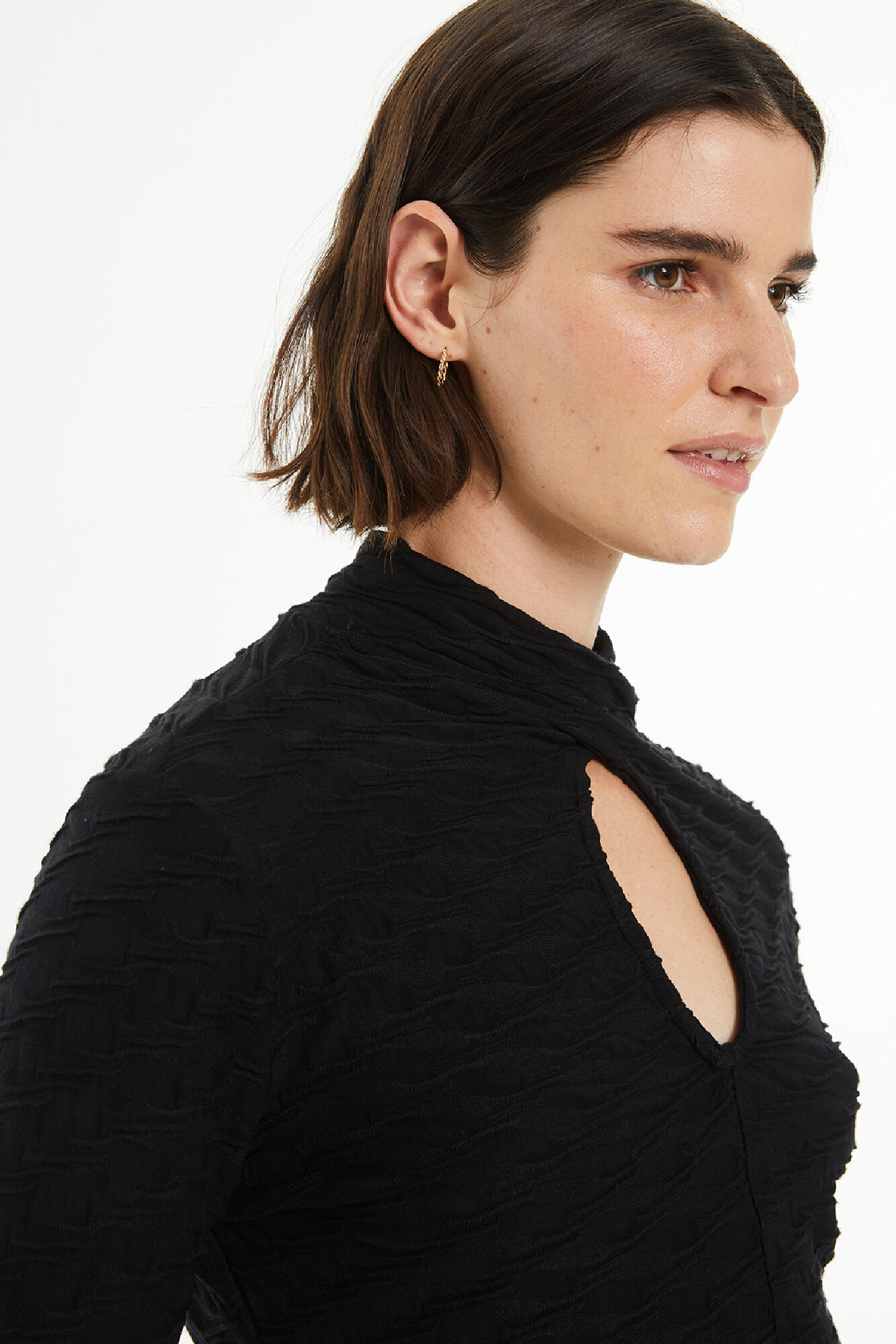 System Action Camiseta manga larga con detalle cut out