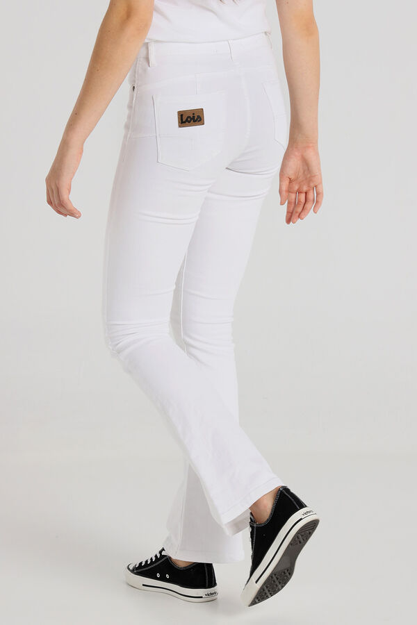 Lois Cal&ccedil;a Jeans Flare Fit Push Up bege