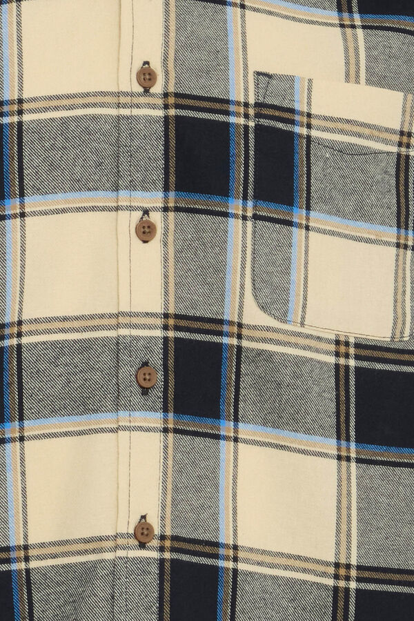 Blend Camisa Manga Larga azul