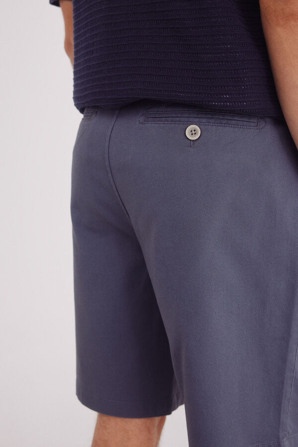 Springfield Bermuda estructura color comfort fit azul