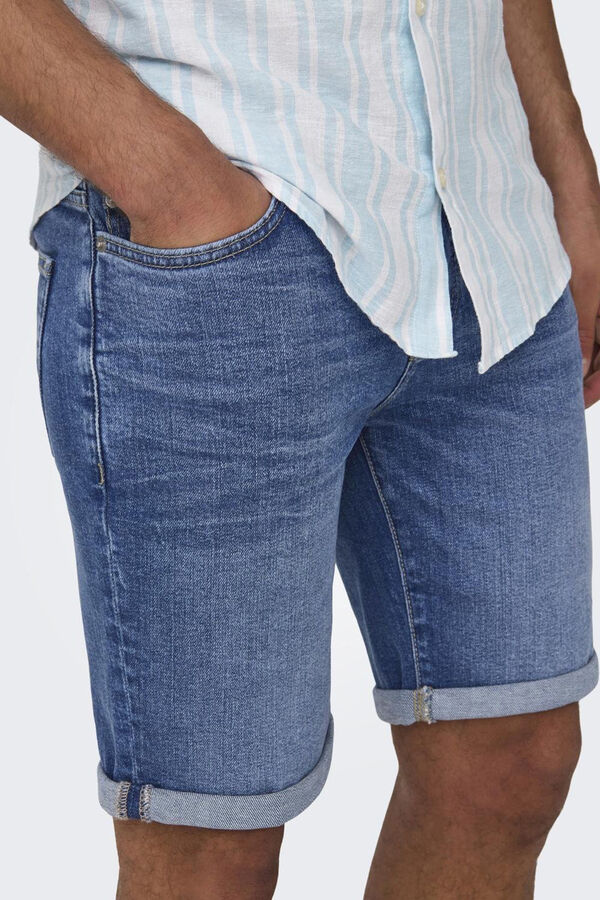 Only & Sons Bermudas denim azul