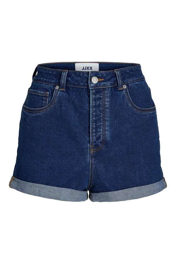 Jack & Jones Shorts vaqueros de tiro alto azul