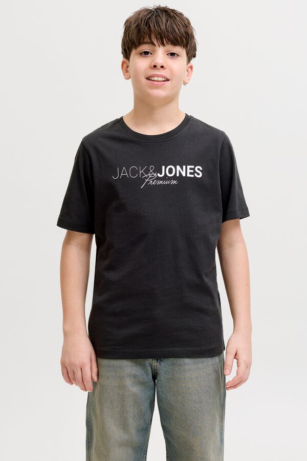 Jack & Jones Junior T-shirt de manga curta com logo preto