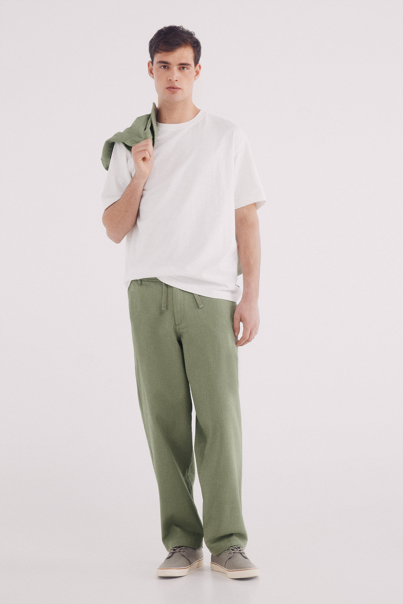 Springfield T-shirt algod&atilde;o slub