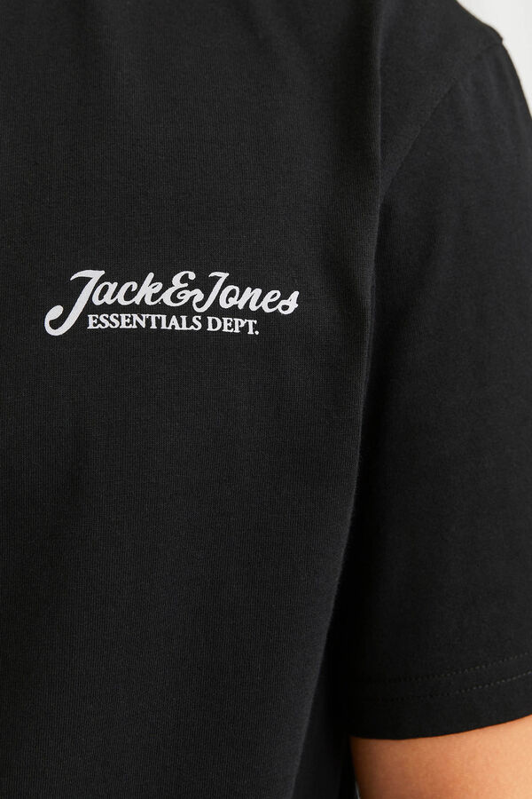 Jack & Jones Camiseta relaxed fit manga corta negro
